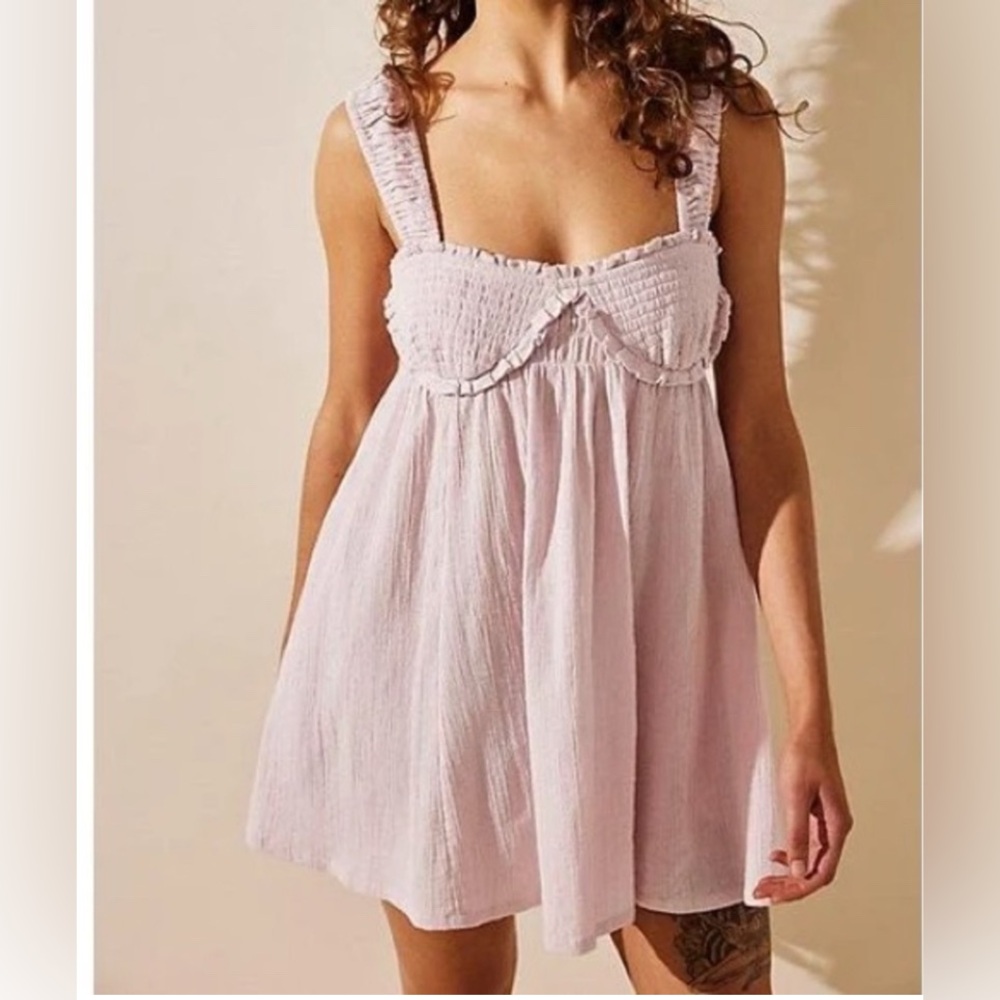 Free People Pink Dress 
Size L